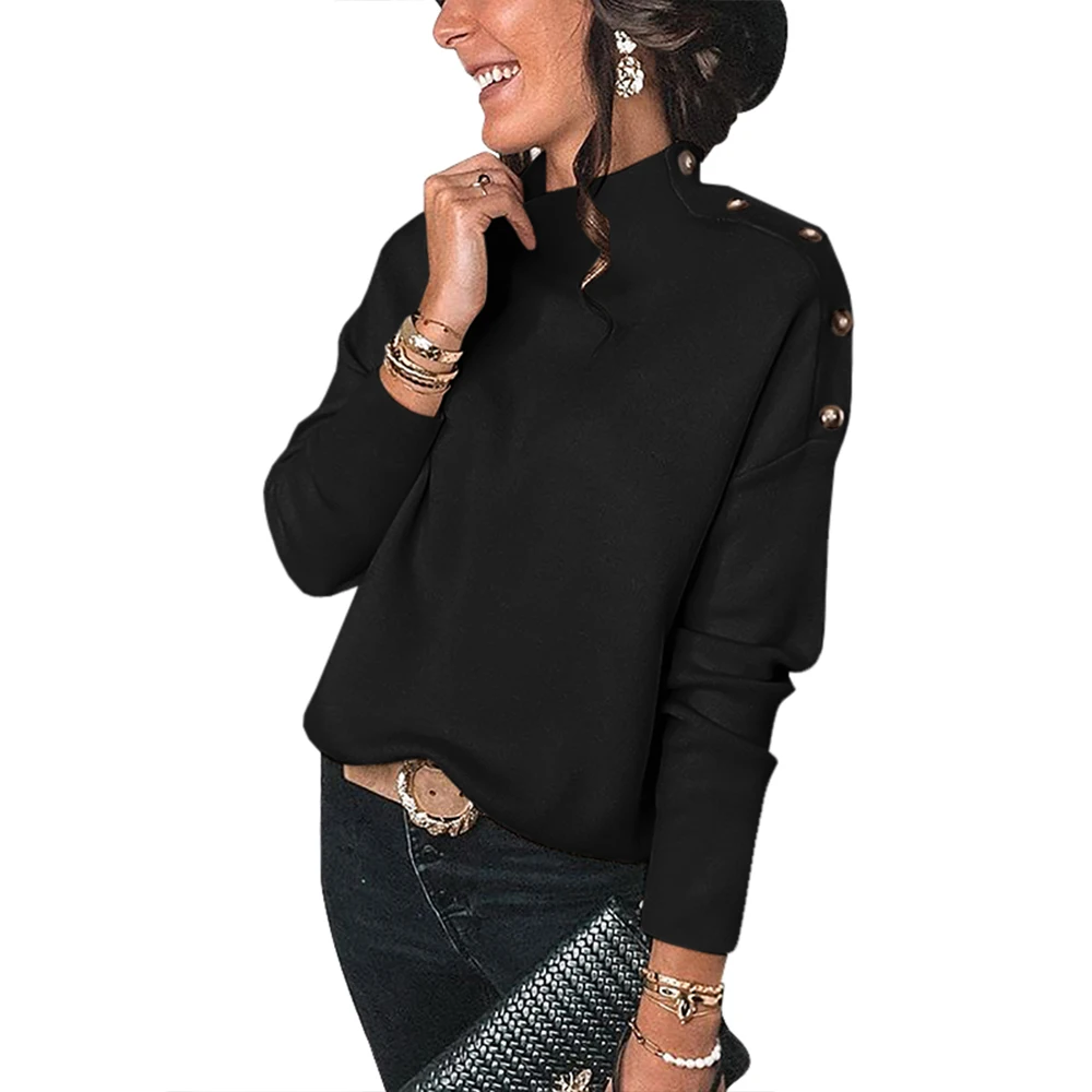 Однотонные Женские повседневные топы с длинным рукавом, водолазка, пуловер на пуговицах, однобортная рубашка, вязаный зимний свободный осе...
Однотонные Женские повседневные топы с длинным рукавом, водолазка, пуловер на пуговицах, однобортная рубашка, вязаный зимний свободный осе...