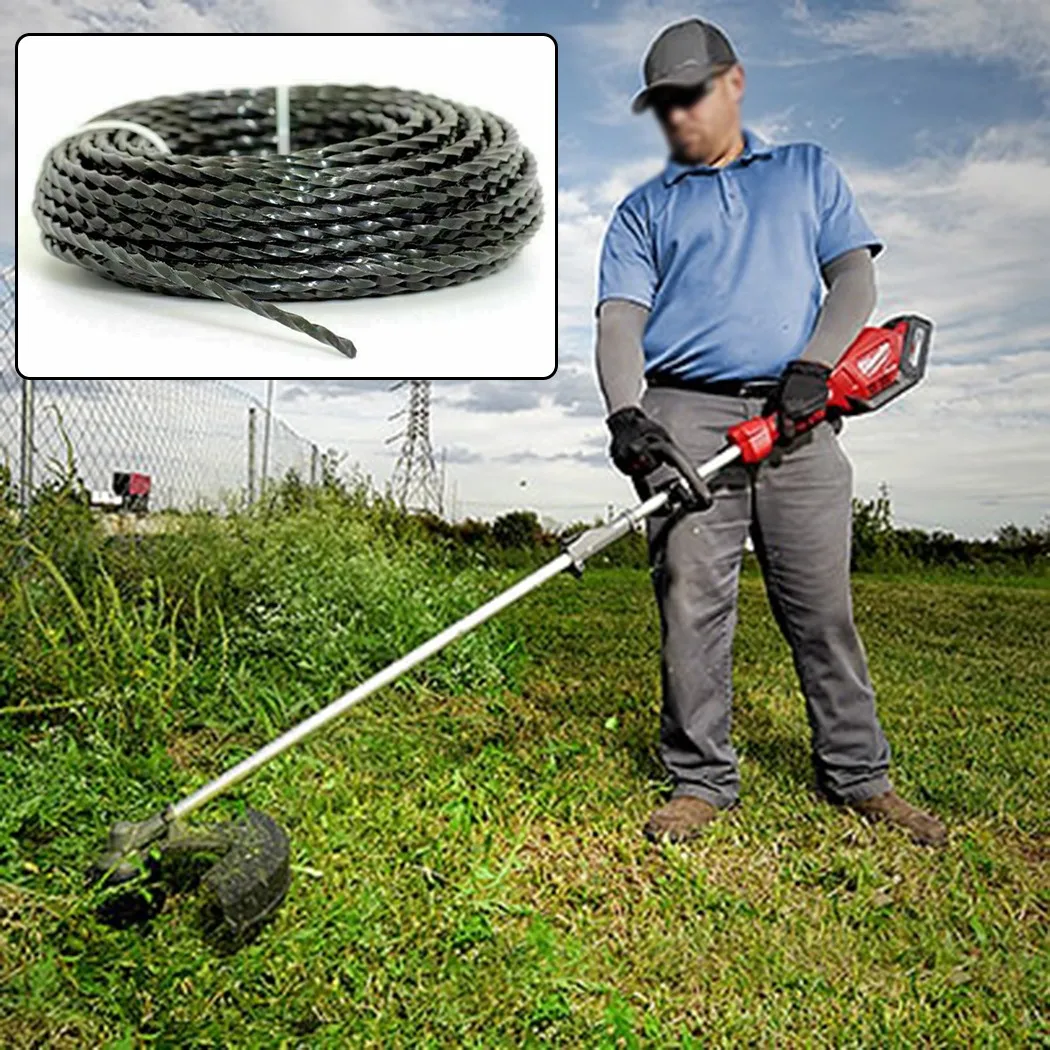 15m*3mm Nylon Heavy Duty Strimmer Line For Petrol Strimmer Wire Cord Line Mowing Wire Lawn Mower Brush Cutter Accessory Part
15m*3mm Nylon Heavy Duty Strimmer Line For Petrol Strimmer Wire Cord Line Mowing Wire Lawn Mower Brush Cutter Accessory Part
