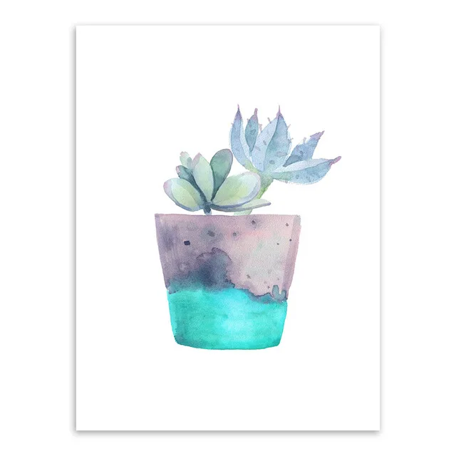 Watercolor Green Plant Flowers Cactus Posters Succulent Nordic Style Garden Wall Art Pictures Living Room Decor
Watercolor Green Plant Flowers Cactus Posters Succulent Nordic Style Garden Wall Art Pictures Living Room Decor