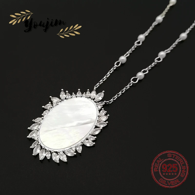 New Women's Adjustable Zircon Mother Shell Necklace Fashion Luxury Monaco Exquisite Jewelry Gift 925 Silver
New Women's Adjustable Zircon Mother Shell Necklace Fashion Luxury Monaco Exquisite Jewelry Gift 925 Silver