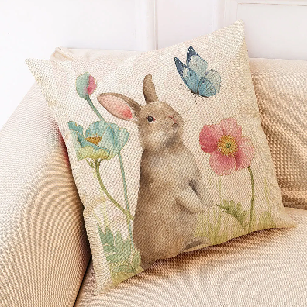 Happy Easter Printed Polyester Throw Pillow Cases Sofa Cushion Cover Home Decor 45x45cm Cotton Car Pillowcase
Happy Easter Printed Polyester Throw Pillow Cases Sofa Cushion Cover Home Decor 45x45cm Cotton Car Pillowcase