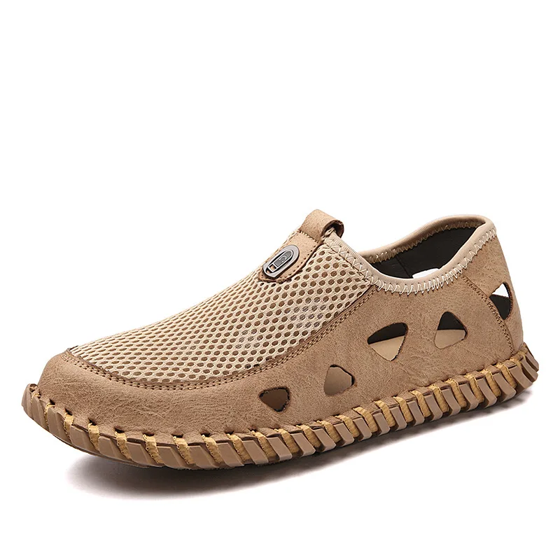 Large Size Mesh Hollow out Shoes 2021 New Fashion Shoes Men's Mountaineering Summer Breathable Mesh Casual Leather Shoes
Large Size Mesh Hollow out Shoes 2021 New Fashion Shoes Men's Mountaineering Summer Breathable Mesh Casual Leather Shoes
