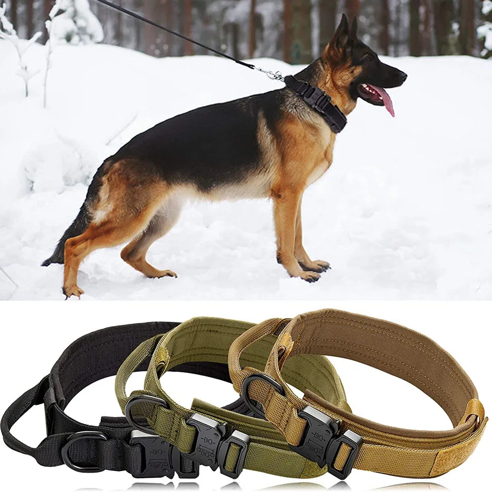 Military Tactical Dog Collar German Shepard Medium Large Dog Collars For Walking Training Duarable Dog Collar Control Handle
Military Tactical Dog Collar German Shepard Medium Large Dog Collars For Walking Training Duarable Dog Collar Control Handle