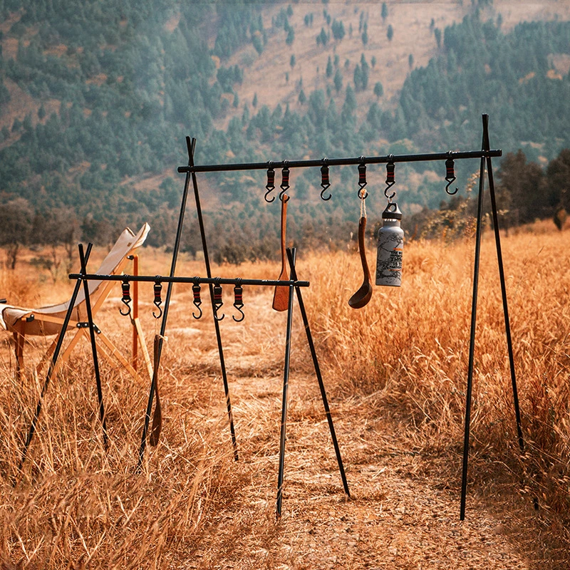 New Outdoor Camping Supplies Portable Storage Rack Multi Functional Cooking Rack Folding Aluminum Alloy Hanging Triangle Rack
New Outdoor Camping Supplies Portable Storage Rack Multi Functional Cooking Rack Folding Aluminum Alloy Hanging Triangle Rack