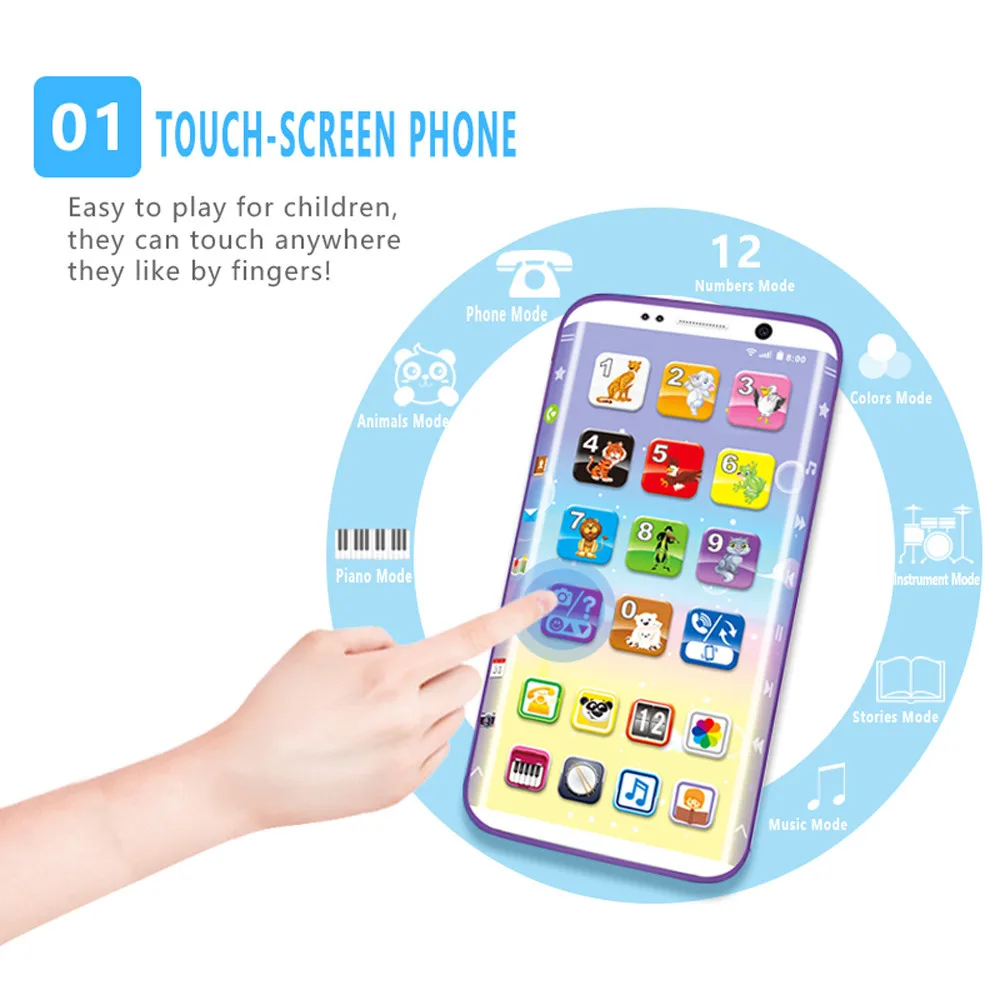 Kids Smart Charging Phone Toy Music Sound Light Simulation Mobile Children Creativity Early Educational Toy Gift For Children
Kids Smart Charging Phone Toy Music Sound Light Simulation Mobile Children Creativity Early Educational Toy Gift For Children
