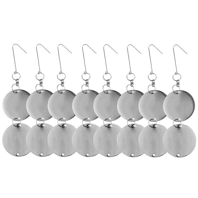 Stainless Steel Bird Repellent Discs Reflective Bird Decoy for Garden Outdoor Pigeon Crows Deterrent Pest Control
Stainless Steel Bird Repellent Discs Reflective Bird Decoy for Garden Outdoor Pigeon Crows Deterrent Pest Control
