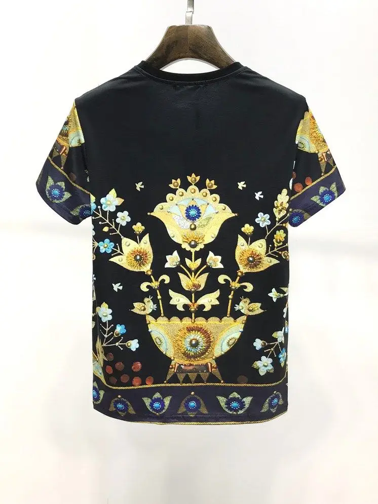 Fashion Men'sTops YK12197 & Tees 2021 Runway Luxury famous Brand European Design Short Print party style T-Shirts Men's Clothing
Fashion Men'sTops YK12197 & Tees 2021 Runway Luxury famous Brand European Design Short Print party style T-Shirts Men's Clothing