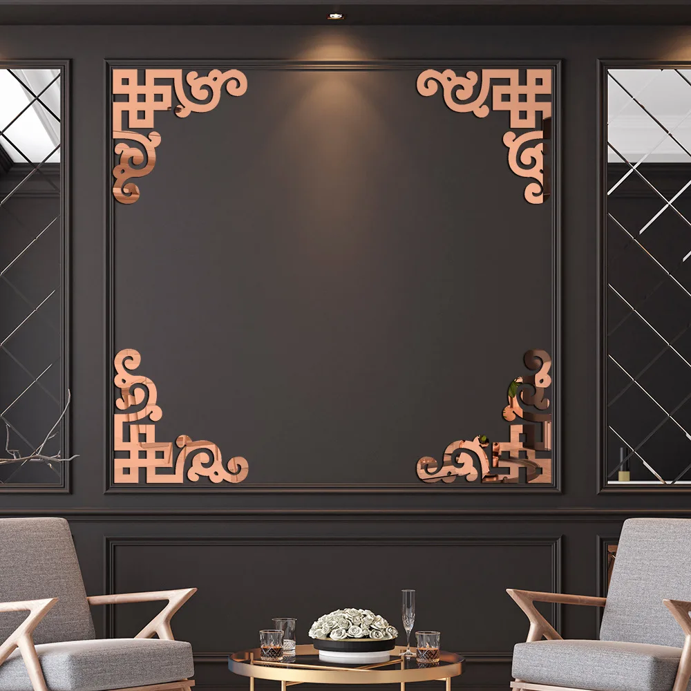 30cm Acrylic Flower Corner Sticker Diagonal sticker Furniture Background Wall Deco 3D Wall Sticker mirror gold sliver sticker
30cm Acrylic Flower Corner Sticker Diagonal sticker Furniture Background Wall Deco 3D Wall Sticker mirror gold sliver sticker