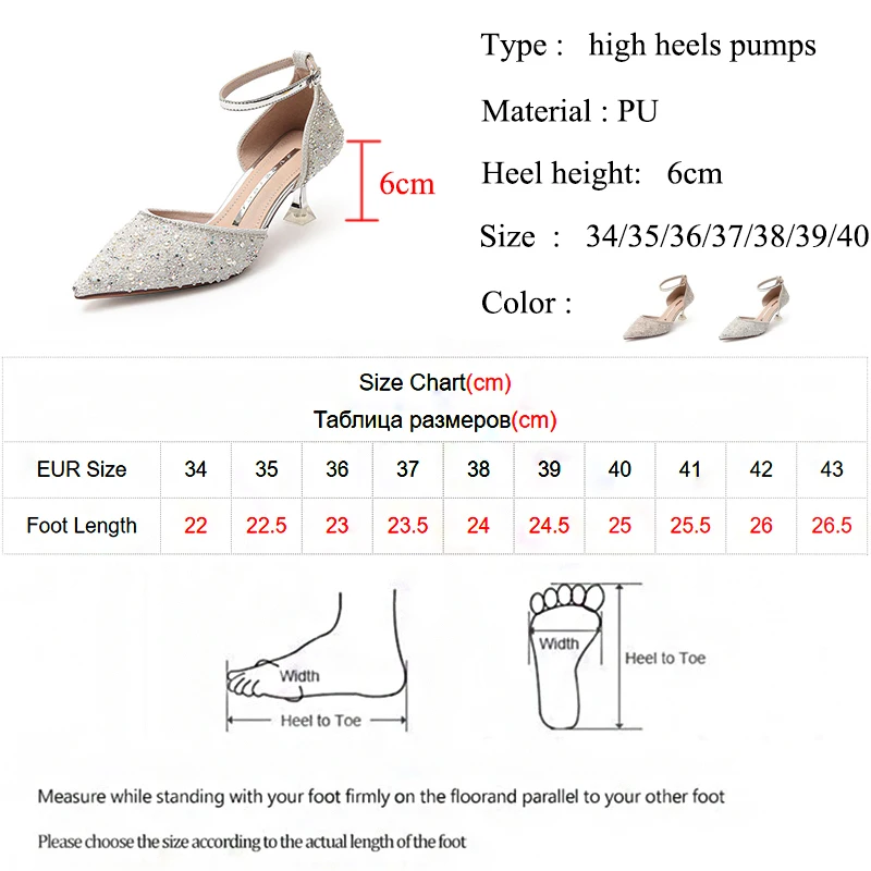 Rimocy Elegant Ladies Ankle Strap Crystal Pumps Women Sexy Thin High Heels Wedding Shoes Woman Spring Summer Pointed Toe Sandals
Rimocy Elegant Ladies Ankle Strap Crystal Pumps Women Sexy Thin High Heels Wedding Shoes Woman Spring Summer Pointed Toe Sandals