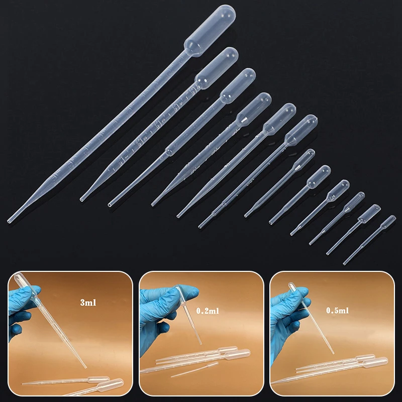 50pcs Disposable Pipettes Plastic Squeeze Transfer Pipettes Dropper For Silicone Mold UV Epoxy Resin Craft Jewelry Making 1-3ml
50pcs Disposable Pipettes Plastic Squeeze Transfer Pipettes Dropper For Silicone Mold UV Epoxy Resin Craft Jewelry Making 1-3ml