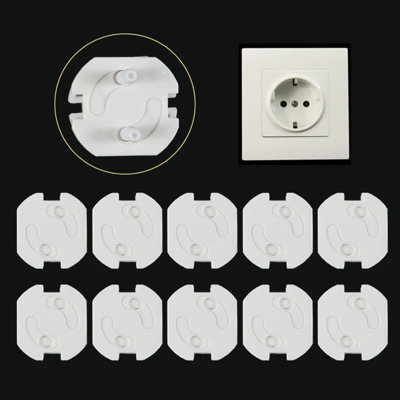 4pcs Baby Safety Rotate Cover 2 Hole Round European Standard Children Against Electric Protection Socket Plastic Security Locks
4pcs Baby Safety Rotate Cover 2 Hole Round European Standard Children Against Electric Protection Socket Plastic Security Locks