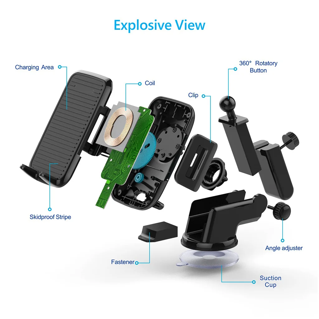 Wireless Car Charger 10W Qi Fast Charging Auto Clamping Car Charger Air Vent Car Phone Holder Mount Non-slip Car Bracket
Wireless Car Charger 10W Qi Fast Charging Auto Clamping Car Charger Air Vent Car Phone Holder Mount Non-slip Car Bracket