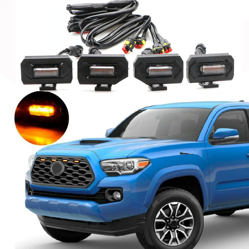 4 X дымовые линзы передняя решетка светодиодные фары для Toyota Tacoma W/TRD Pro 2020-up Янтарный автомобиль значительно улучшает Стайлинг
4 X дымовые линзы передняя решетка светодиодные фары для Toyota Tacoma W/TRD Pro 2020-up Янтарный автомобиль значительно улучшает Стайлинг