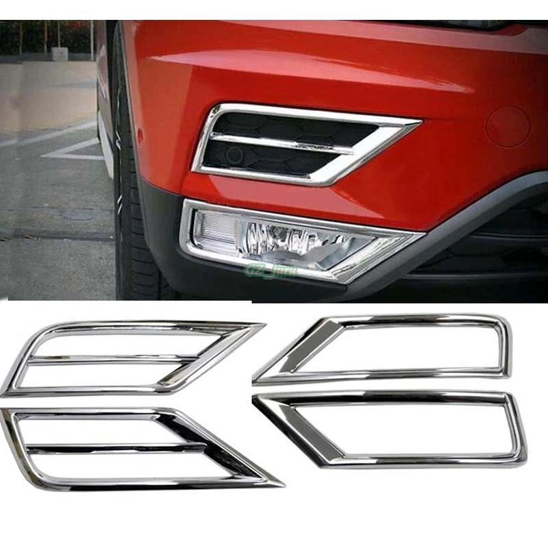 Chrome Front Fog Light Fog Lamp Cover Trim 4pcs For VW Tiguan 2nd Gen 2016 2017 Car decoration
Chrome Front Fog Light Fog Lamp Cover Trim 4pcs For VW Tiguan 2nd Gen 2016 2017 Car decoration