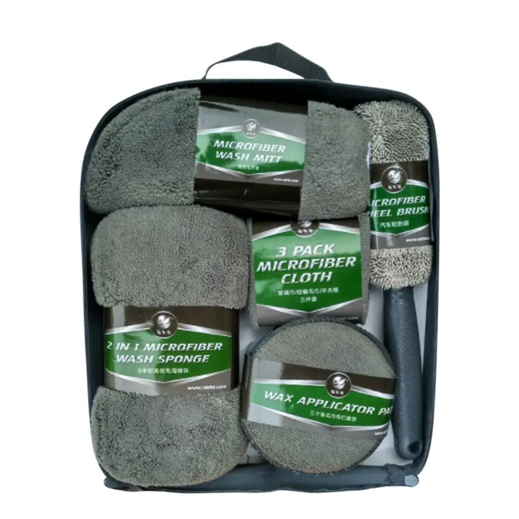 Car Cleaning Kit 9PCS/SET Car Microfiber Washing Sponge Glove Towel Wheel Brush Cleaning Tools Kit Car Cleaning Tools
Car Cleaning Kit 9PCS/SET Car Microfiber Washing Sponge Glove Towel Wheel Brush Cleaning Tools Kit Car Cleaning Tools