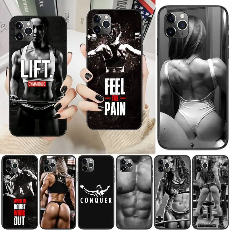 Bodybuilding Gym Fitness Muscle Phone Case For iPhone 13 12 11 Pro Max 11 XR XS Max X 8 7 6 5 SE 2020 Fundas Cover
Bodybuilding Gym Fitness Muscle Phone Case For iPhone 13 12 11 Pro Max 11 XR XS Max X 8 7 6 5 SE 2020 Fundas Cover