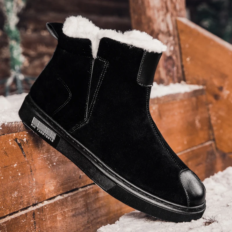 Fashion Men Boots Outdoor High Top Men's Casual Shoes Plush Keep Warm Snow Boots Luxury Brand Thick Bottom Winter Boot New C12
Fashion Men Boots Outdoor High Top Men's Casual Shoes Plush Keep Warm Snow Boots Luxury Brand Thick Bottom Winter Boot New C12