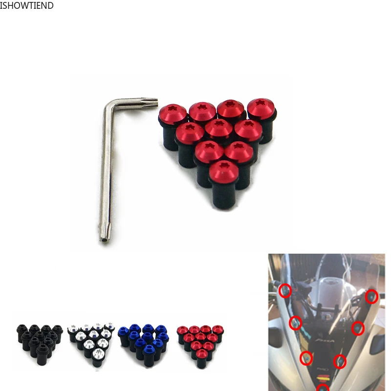 5MM M5 For Motorcycles Windshield Bolts Fairing Mountings Windscreen Screws Windshield Screw Fixing Decorative Screw 10 Special
5MM M5 For Motorcycles Windshield Bolts Fairing Mountings Windscreen Screws Windshield Screw Fixing Decorative Screw 10 Special