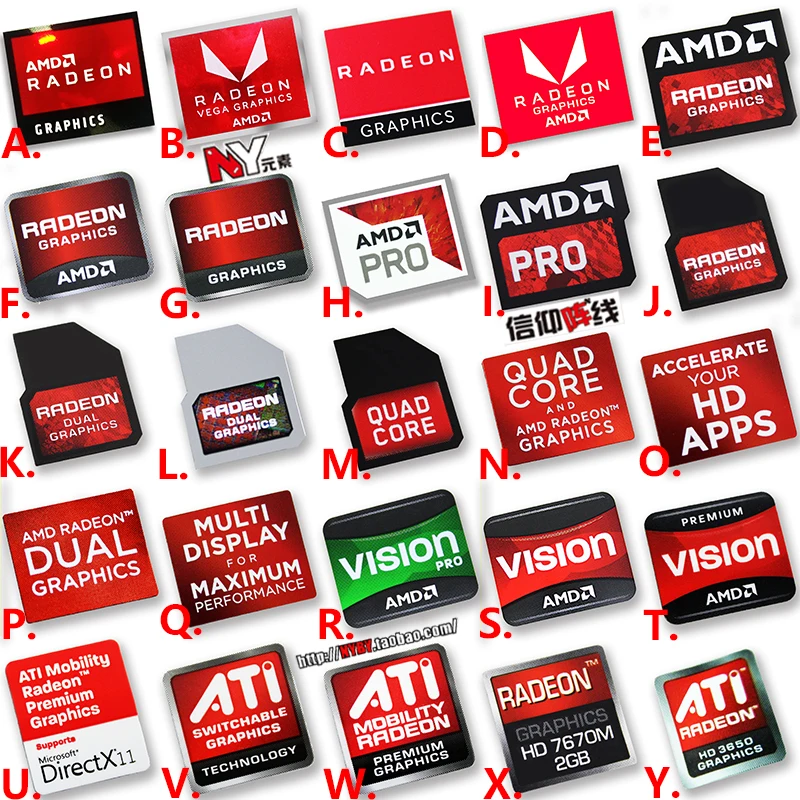 Видеокарта AMD RX VEGA ATI, Мультиэкран HD, уникальный crossfire наклейка этикетка с логотипом 
Видеокарта AMD RX VEGA ATI, Мультиэкран HD, уникальный crossfire наклейка этикетка с логотипом