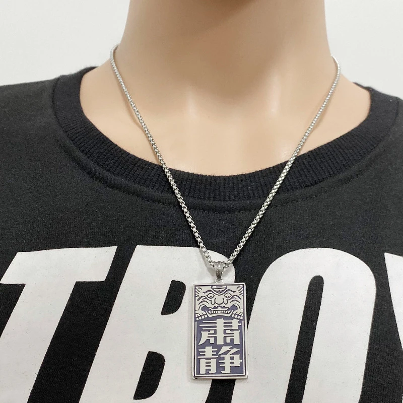 China Ethnic Good Luck Pendant Necklaces For Women Punk Style Stainless Steel Men Necklace 2020 New Fashion Jewelry Party Gifts
China Ethnic Good Luck Pendant Necklaces For Women Punk Style Stainless Steel Men Necklace 2020 New Fashion Jewelry Party Gifts
