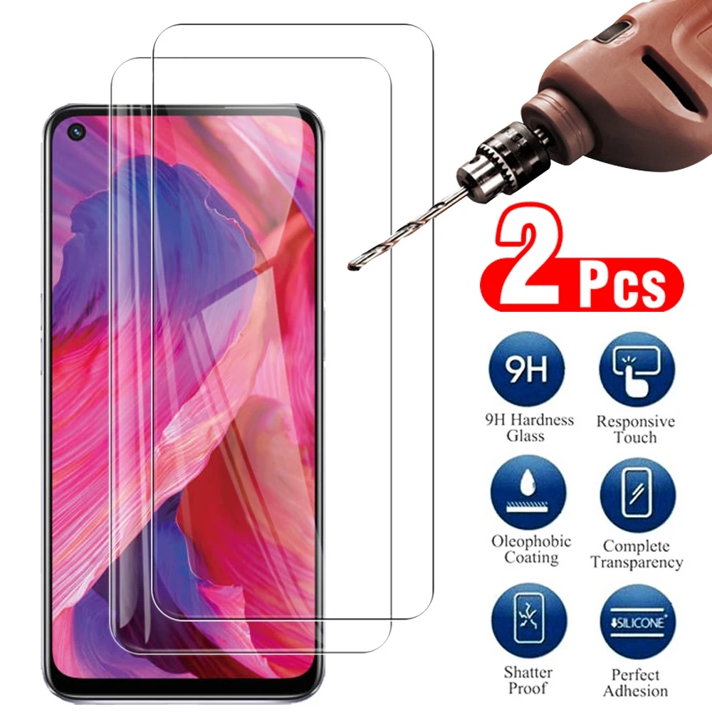 Чехол из закаленного стекла для Oppo A 74 94 54 73 72 91 93 92 53 52 a5 2020 a9 | Мобильные телефоны и