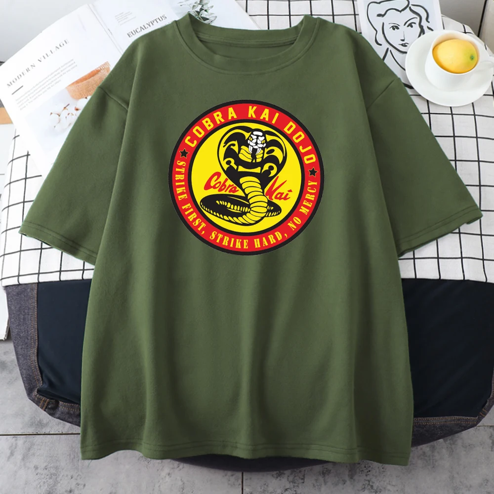 Cobra Kai Print T Shirts Women Loose Crewneck Casual Tee Shirts Fashion Short Sleeve Oversized Female T Shirt Vintage Tshirt
Cobra Kai Print T Shirts Women Loose Crewneck Casual Tee Shirts Fashion Short Sleeve Oversized Female T Shirt Vintage Tshirt
