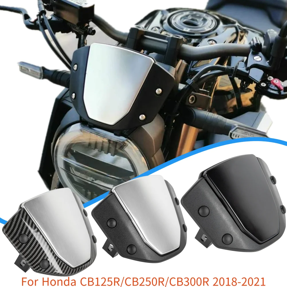 Windshield Windscreen For Honda CB125R CB250R CB300R 2018-2021 Motorcycle Accessories Wind Deflectors CB 125R CB300 R 2019 2020
Windshield Windscreen For Honda CB125R CB250R CB300R 2018-2021 Motorcycle Accessories Wind Deflectors CB 125R CB300 R 2019 2020