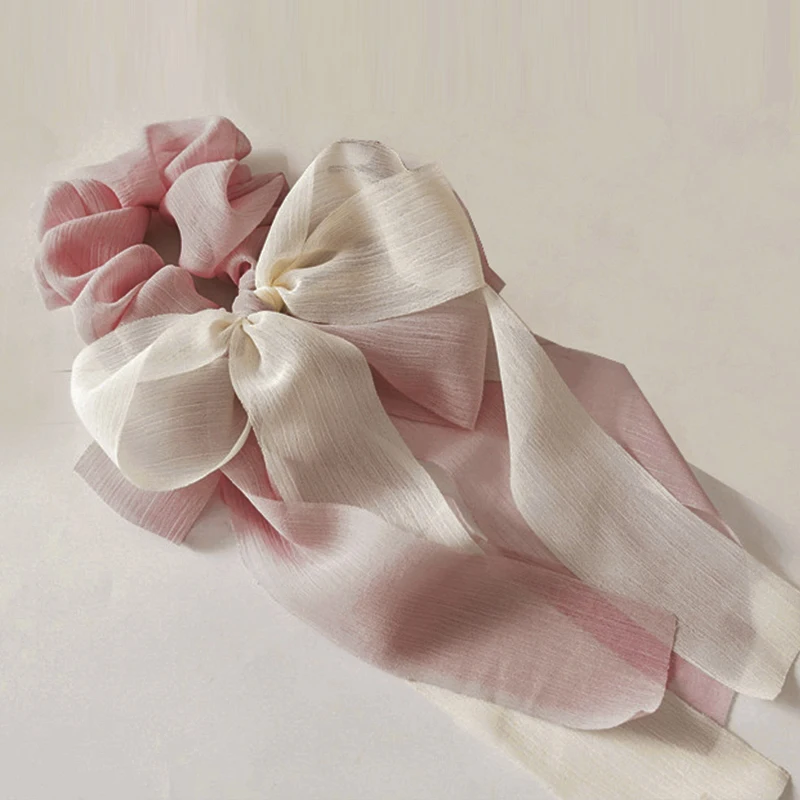 Chiffon Ribbon Hair Scrunchies Super Fairy Bow Hair Ring Women Girls Ponytail Scarf Sweet Elastic Hair Band Hair Accessories
Chiffon Ribbon Hair Scrunchies Super Fairy Bow Hair Ring Women Girls Ponytail Scarf Sweet Elastic Hair Band Hair Accessories