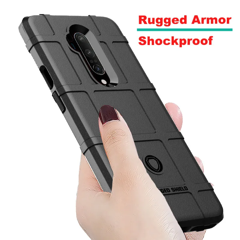 

For Oneplus 7t pro Case Cover Rugged Armor Shockproof Cover For Oneplus 7t pro Soft Silicon Button Protection For Oneplus 7t pro