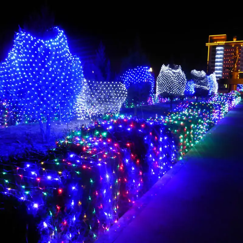 20set LED Net Light 1.5*1.5M/3*2M/6*4M 8 kinds of Patterns Weaving String Lights Christmas Garland Holiday Light Garden
20set LED Net Light 1.5*1.5M/3*2M/6*4M 8 kinds of Patterns Weaving String Lights Christmas Garland Holiday Light Garden