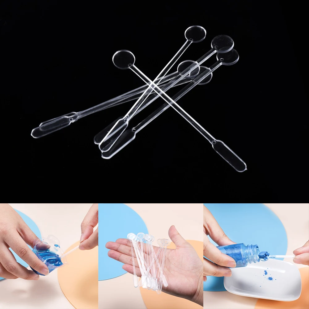10-100Pcs Clear Resin Powder Spoon Mix Rod Plastic Stirring Stick Dispensing For DIY UV Epoxy Resin Mold Jewelry Making Tools
10-100Pcs Clear Resin Powder Spoon Mix Rod Plastic Stirring Stick Dispensing For DIY UV Epoxy Resin Mold Jewelry Making Tools