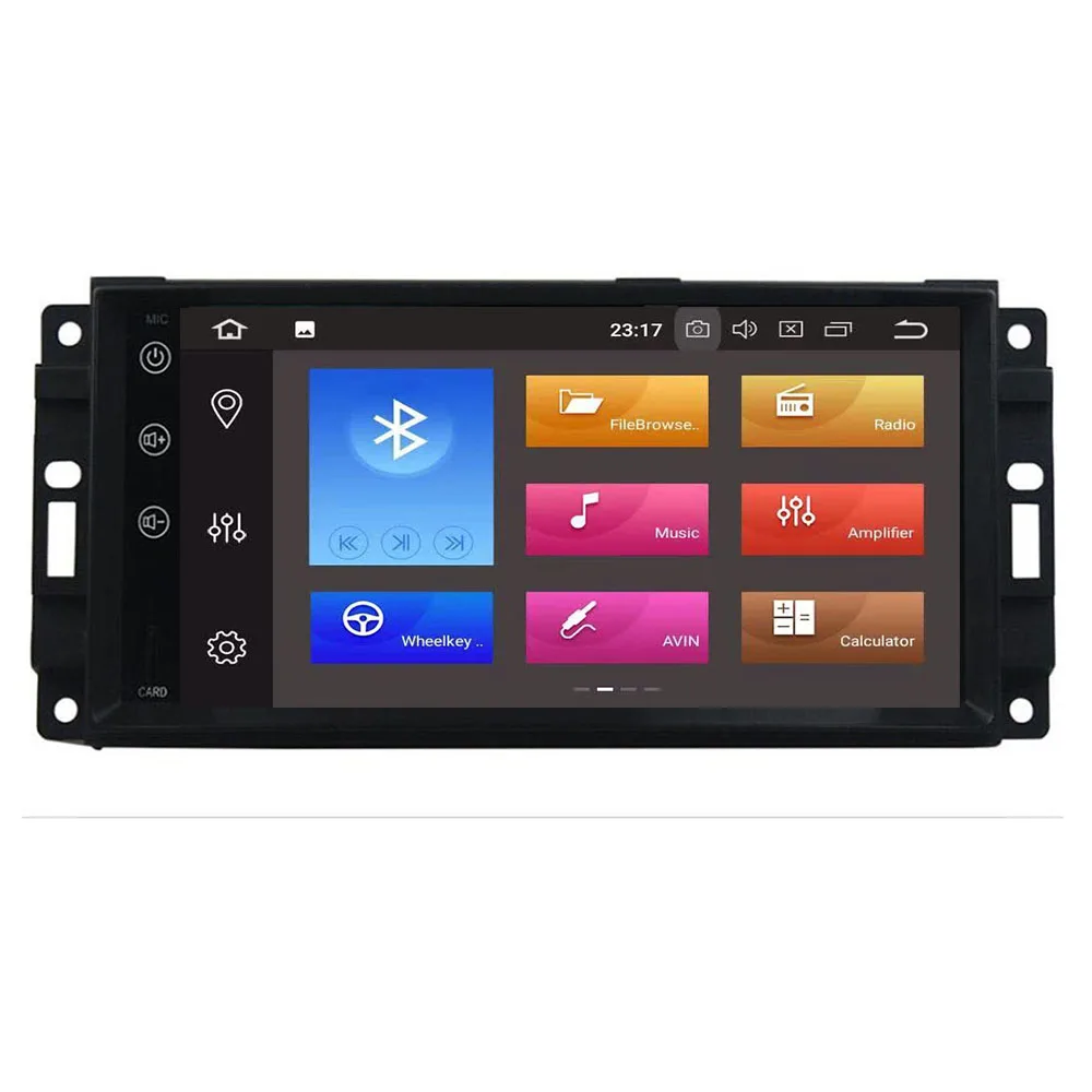 Восьмиядерный Android 10 автомобильный DVD GPS Радио Навигация для Jeep Cherokee Compass Commander