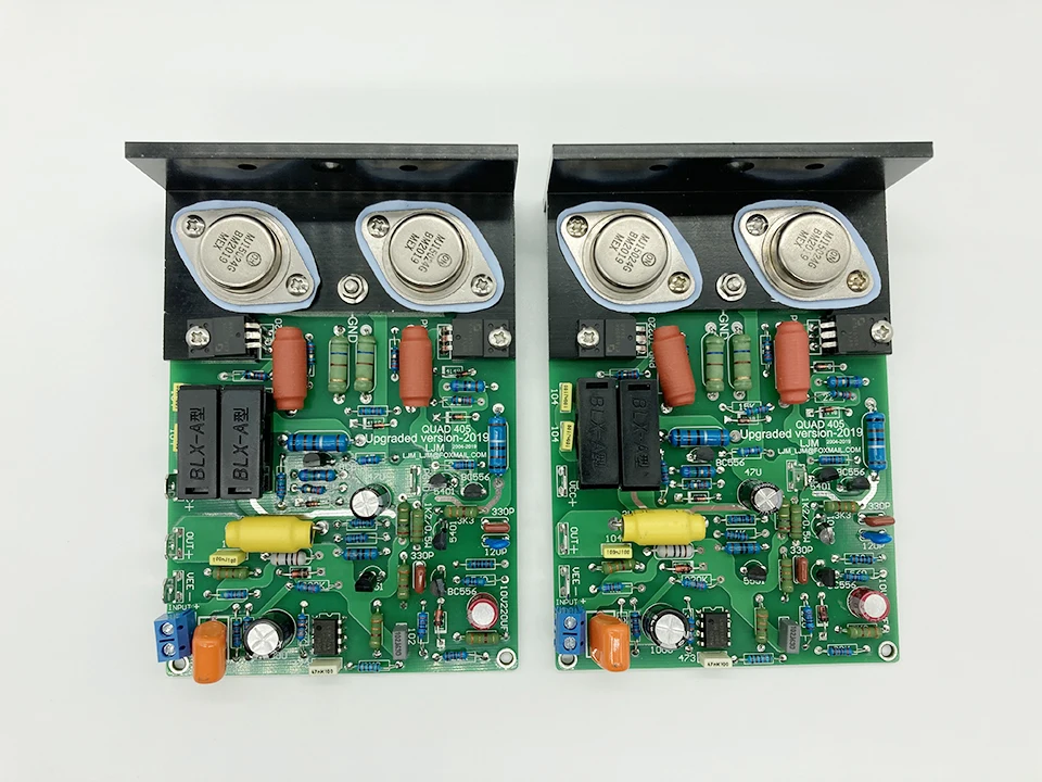 LJM QUAD405 CLONE MJ15024 100W 8R одна пара DIY комплектов готовый Baord двухканальный усилитель
