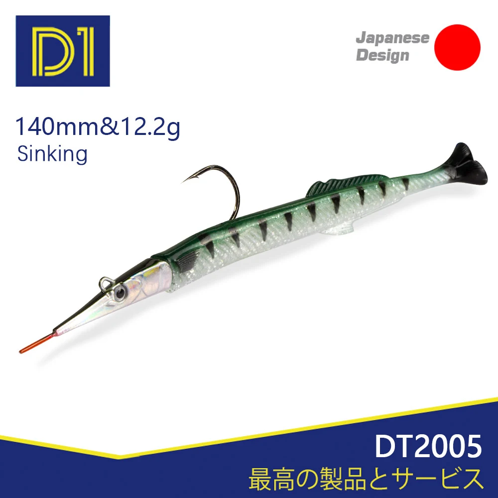 D1 Sinking Pencil Fishing Lures Needle Stickbait 140mm 12.2g Sea Fishing Lure Bass Soft Lures Flexible Tail 2020 pesca Set
D1 Sinking Pencil Fishing Lures Needle Stickbait 140mm 12.2g Sea Fishing Lure Bass Soft Lures Flexible Tail 2020 pesca Set
