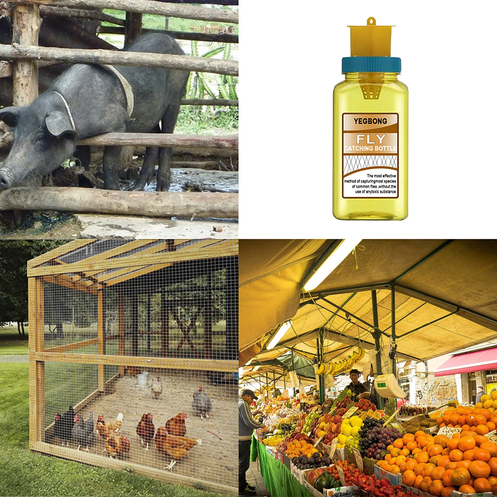 Traps Fly Trap Outdoor Mosquito Attractor Garden Mosquito Traps Fly Catchers Indoor Fruit Flys Insect Trap
Traps Fly Trap Outdoor Mosquito Attractor Garden Mosquito Traps Fly Catchers Indoor Fruit Flys Insect Trap