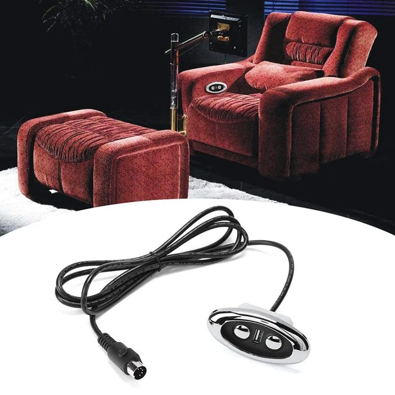 Electric Recliner the Oval Square with USB 5V 2A Port 2 Button Hand Remote for Electric Recliners and Lift Chairs
Electric Recliner the Oval Square with USB 5V 2A Port 2 Button Hand Remote for Electric Recliners and Lift Chairs