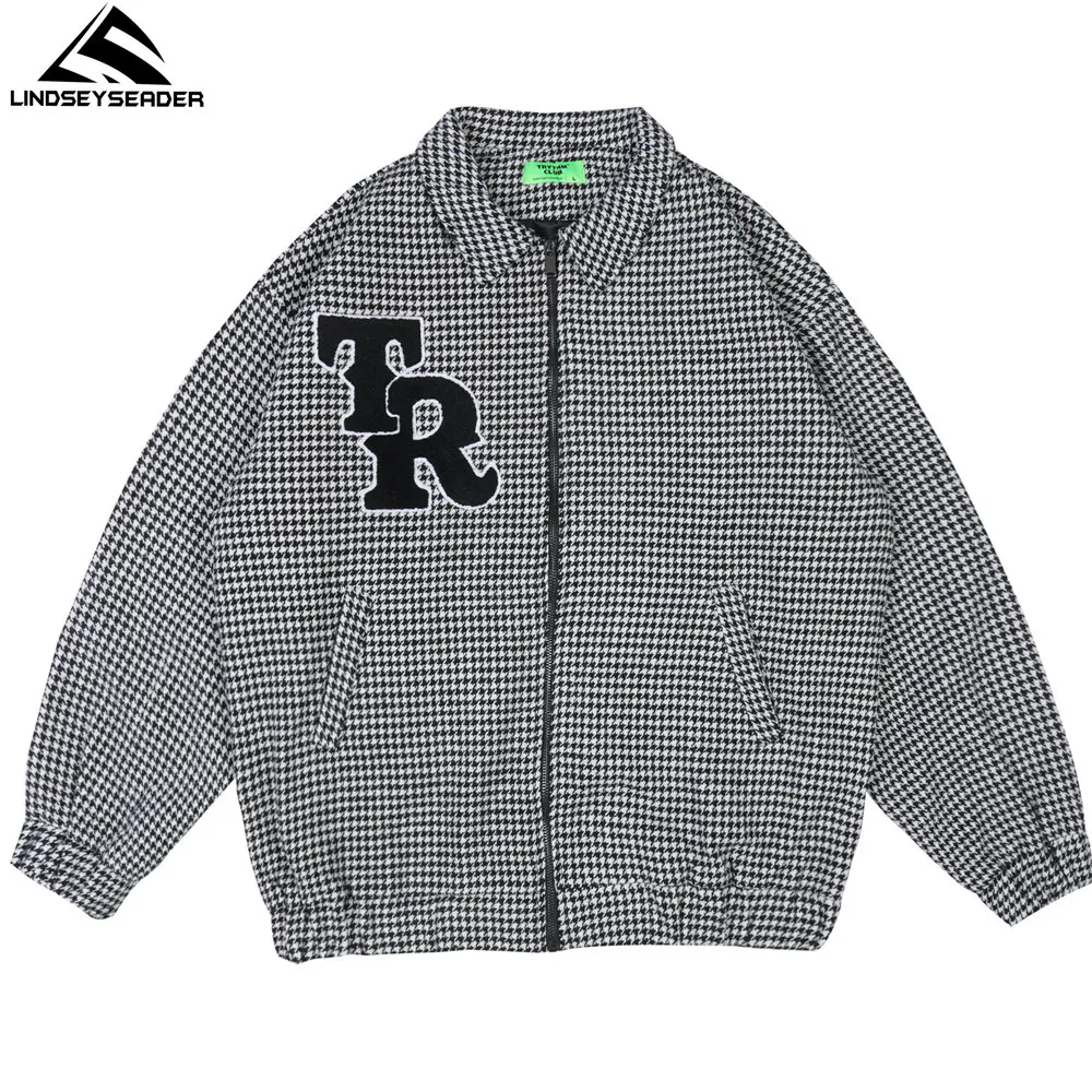 Мужская бейсбольная куртка, однобортная хлопковая куртка с вышивкой и надписью, уличная одежда в стиле Харадзюку, хип-хоп
Мужская бейсбольная куртка, однобортная хлопковая куртка с вышивкой и надписью, уличная одежда в стиле Харадзюку, хип-хоп