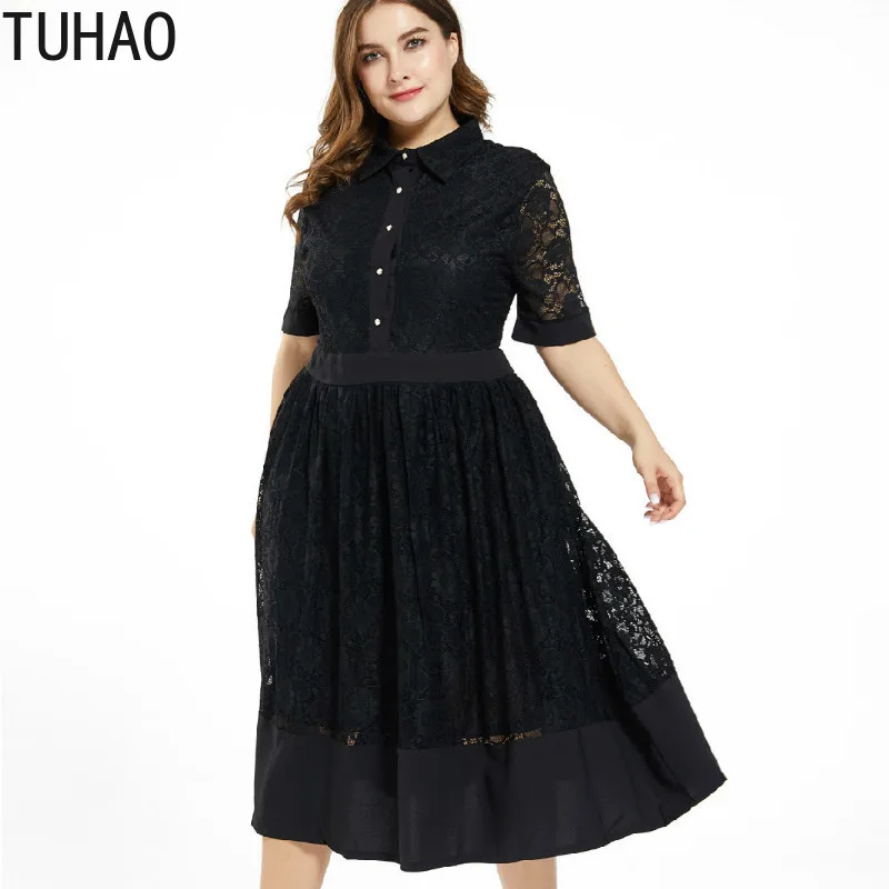 TUHAO 2020 Women Lace DRESS Summer Dresses Ladies Loose Mother Mom Office Lady Dresses Female Dresses Plus Size 7XL 6XL 5XL WM12
TUHAO 2020 Women Lace DRESS Summer Dresses Ladies Loose Mother Mom Office Lady Dresses Female Dresses Plus Size 7XL 6XL 5XL WM12