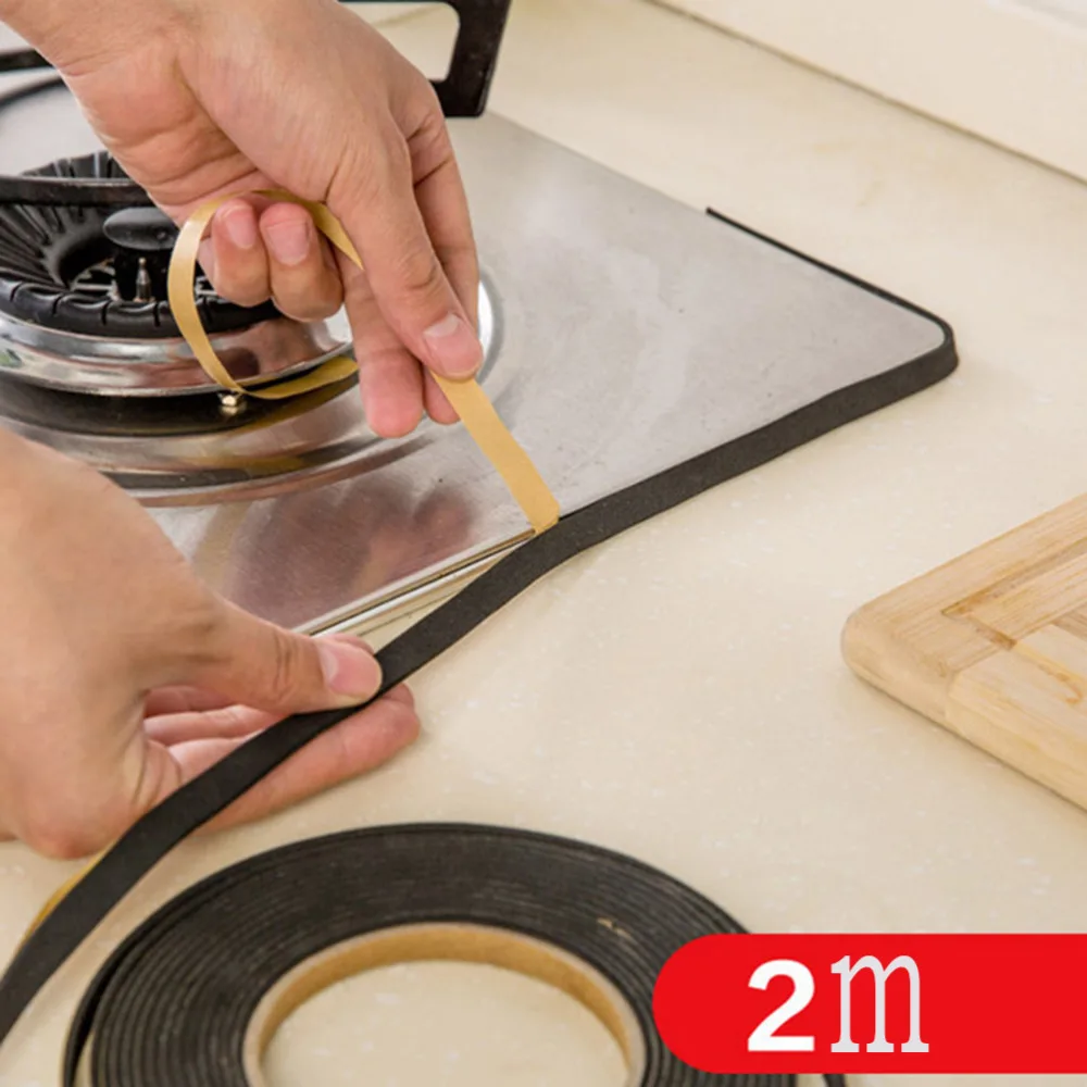 2m*1cm*2mm Single Sided Adhesive Waterproof Weather Stripping Foam Sponge Rubber Strip Tape For Window Door Seal Home Hardware
2m*1cm*2mm Single Sided Adhesive Waterproof Weather Stripping Foam Sponge Rubber Strip Tape For Window Door Seal Home Hardware