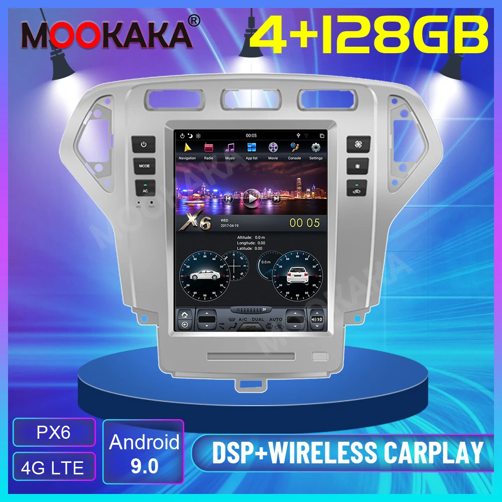 128GB Tesla Screen For Ford 2010 2011 2012 2013 Mondeo Fusion Android 10 Car Multimedia Player GPS Radio Audio Stereo Head Unit
128GB Tesla Screen For Ford 2010 2011 2012 2013 Mondeo Fusion Android 10 Car Multimedia Player GPS Radio Audio Stereo Head Unit