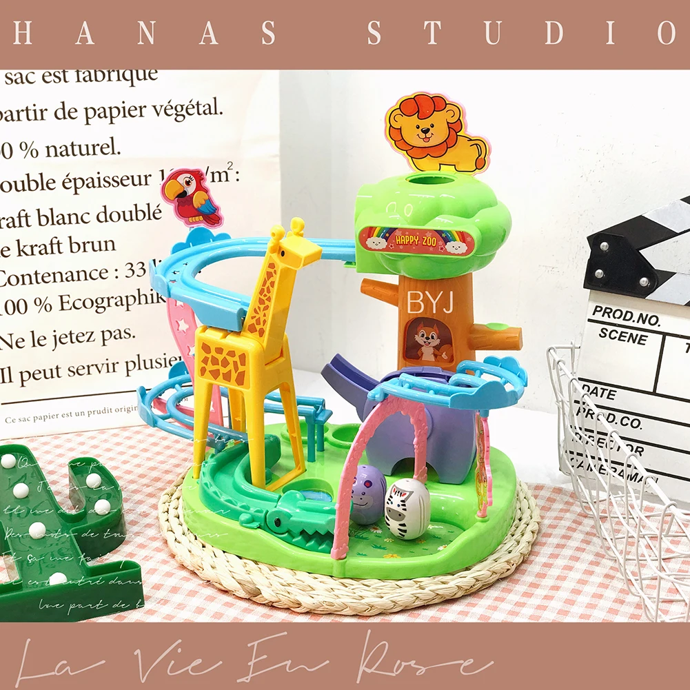 Tumbler Slide Toy Building Blocks Zoo Animals Block Funnel Slide Set Learning Toy for Kids Educational Game Set
Tumbler Slide Toy Building Blocks Zoo Animals Block Funnel Slide Set Learning Toy for Kids Educational Game Set