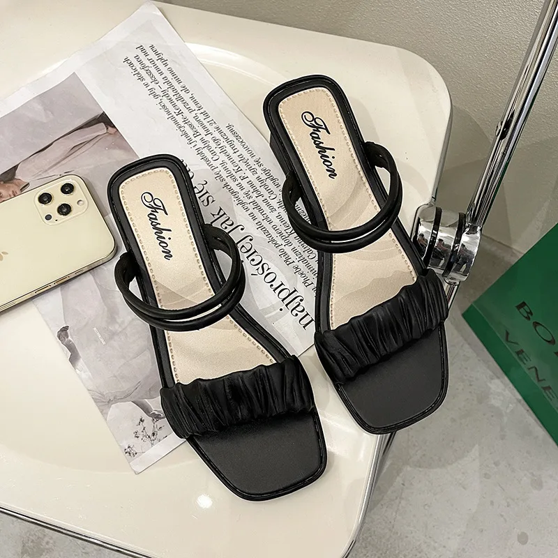 Sandals Women's Dual-use 5 Cm High Heel 2021 Fashion Simple Korean Sandals for Women's Sandals and Slippers
Sandals Women's Dual-use 5 Cm High Heel 2021 Fashion Simple Korean Sandals for Women's Sandals and Slippers