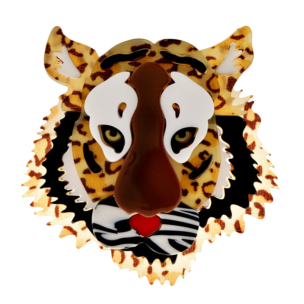 CINDY XIANG Acrylic Tiger Brooch Pin Fashion Acetate Fiber Jewelry Animal Design Coat Accessories High Quality New 2022
CINDY XIANG Acrylic Tiger Brooch Pin Fashion Acetate Fiber Jewelry Animal Design Coat Accessories High Quality New 2022
