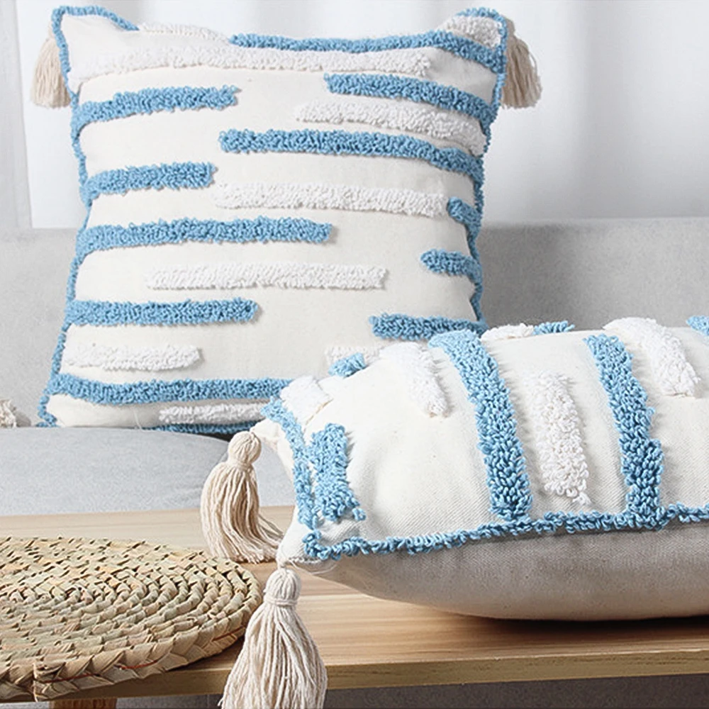 45*45cm/ 30*50cm Tufted Pillow Case Bohe Tassel Cushion Cover Horizontal Striped Pillowcase Sofa Home Decor Throw Pillow Cover
45*45cm/ 30*50cm Tufted Pillow Case Bohe Tassel Cushion Cover Horizontal Striped Pillowcase Sofa Home Decor Throw Pillow Cover