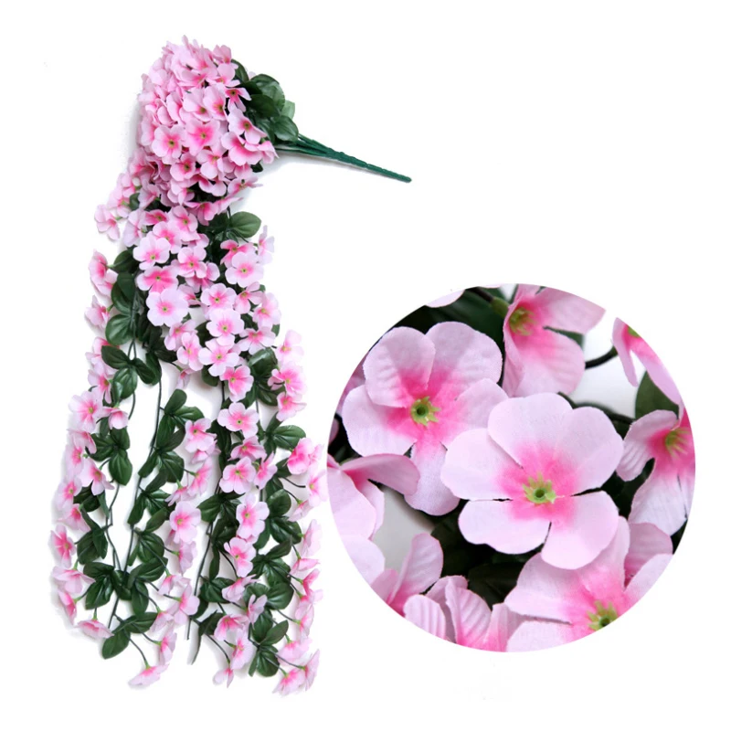 Silk cloth Artificial Flower Red Home/Hotel/Party Decoration Home Garden Fake Flower Violet Hanging Flower Vine Wall Hanging
Silk cloth Artificial Flower Red Home/Hotel/Party Decoration Home Garden Fake Flower Violet Hanging Flower Vine Wall Hanging