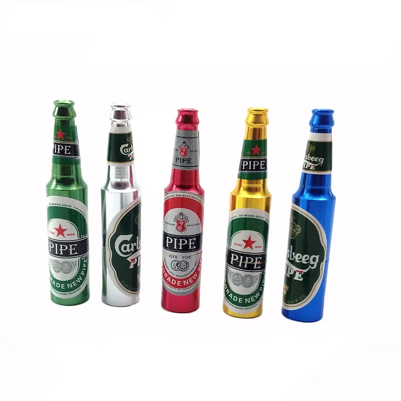 Mini Beer Bottle Metal Smoking Pipe Creative Tobacco Holder Herb Pipes Smoking Accessories Gadgets for Men трубка для курение
Mini Beer Bottle Metal Smoking Pipe Creative Tobacco Holder Herb Pipes Smoking Accessories Gadgets for Men трубка для курение