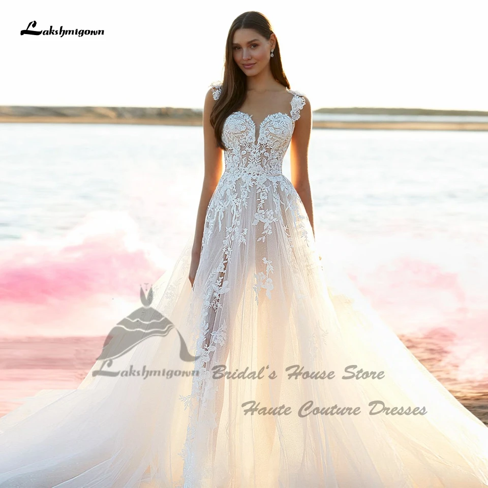 Vintage Lace Boho Beach Wedding Dress 2022 Vestido Off White Tulle Long Bridal Wedding Gowns Sweetheart Glitter Lace Appliques
Vintage Lace Boho Beach Wedding Dress 2022 Vestido Off White Tulle Long Bridal Wedding Gowns Sweetheart Glitter Lace Appliques