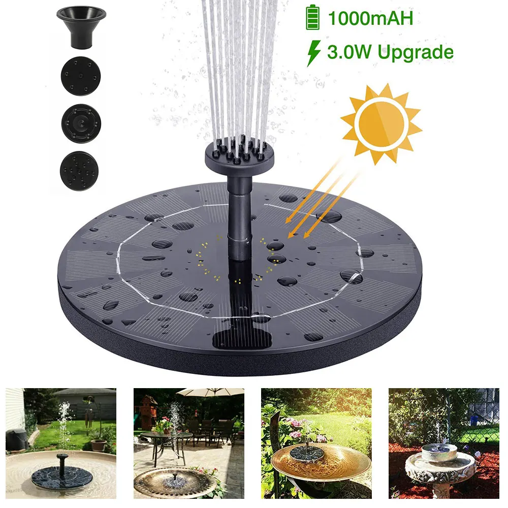 Floating Solar Fountain Garden Water Fountain Decoration Pool Pond Solar Panel Powered Water Pump Garden Decoration Bird Bath
Floating Solar Fountain Garden Water Fountain Decoration Pool Pond Solar Panel Powered Water Pump Garden Decoration Bird Bath