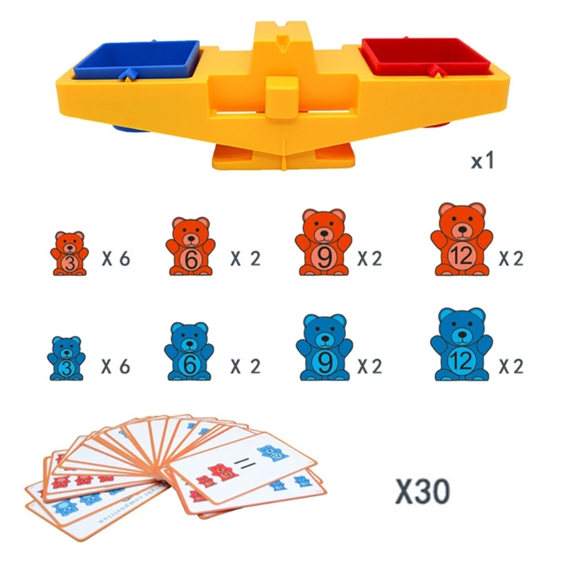 2021 New Mini Montessori Education Early Learning Brain Developmental Toy Weight Cognitive Bear Weights Interactive Puzzle
2021 New Mini Montessori Education Early Learning Brain Developmental Toy Weight Cognitive Bear Weights Interactive Puzzle
