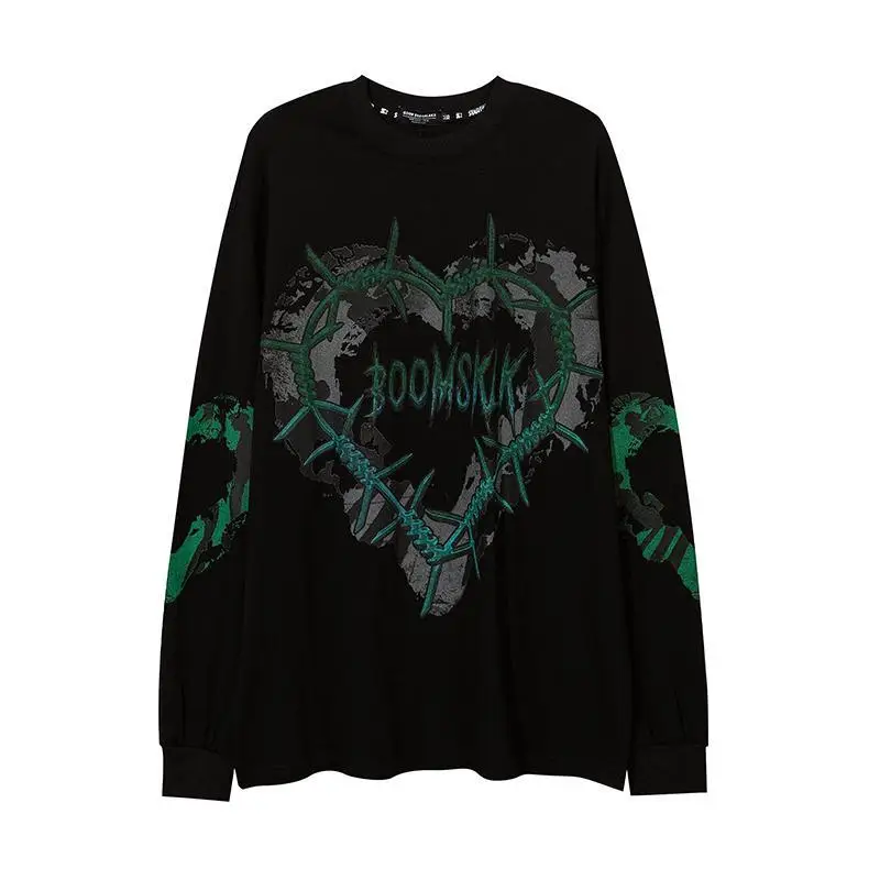 Casual Black men Loose Sweatshirts Autumn Long Sleeve Harajuku Hoodie Streetwear Winter Oversized Rock Tops Hoody Femme
Casual Black men Loose Sweatshirts Autumn Long Sleeve Harajuku Hoodie Streetwear Winter Oversized Rock Tops Hoody Femme